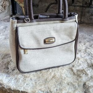 Cream and Brown Purse